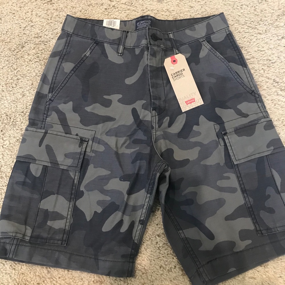 Levi Camo Cargo Shorts